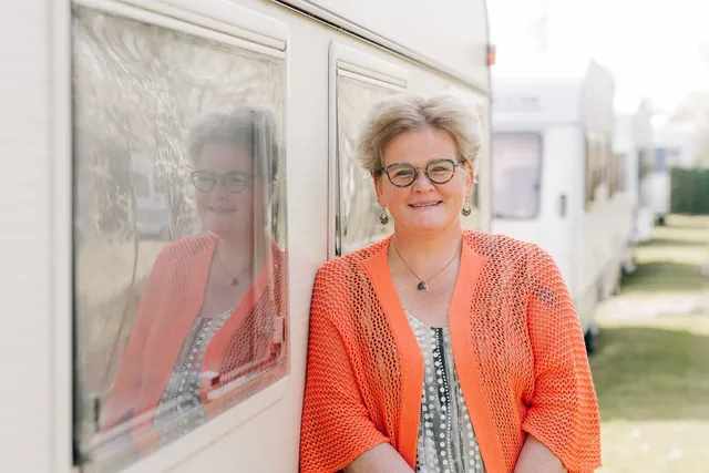 Mirjam is verzorgende én eigenaar van een minicamping: ’Stilzitten doe ik niet snel’.