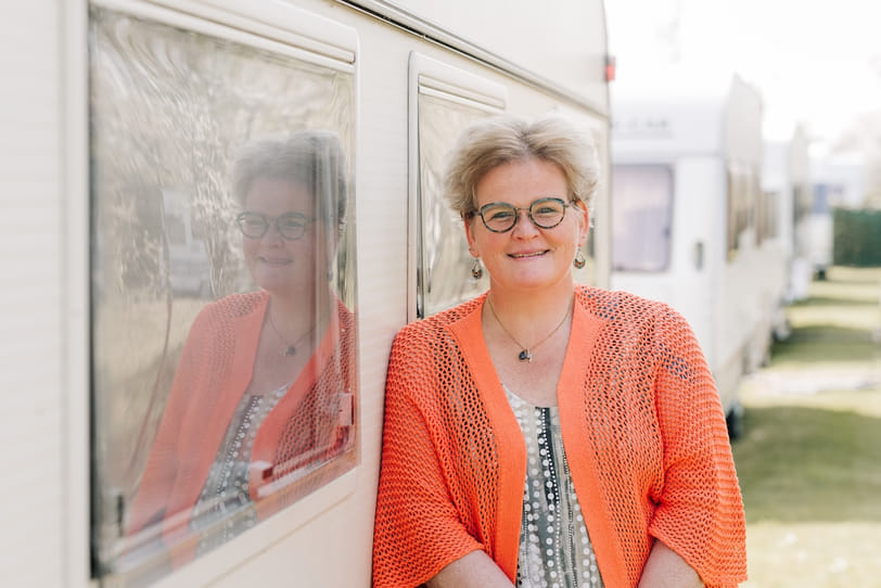 Mirjam is verzorgende én eigenaar van een minicamping: ’Stilzitten doe ik niet snel’