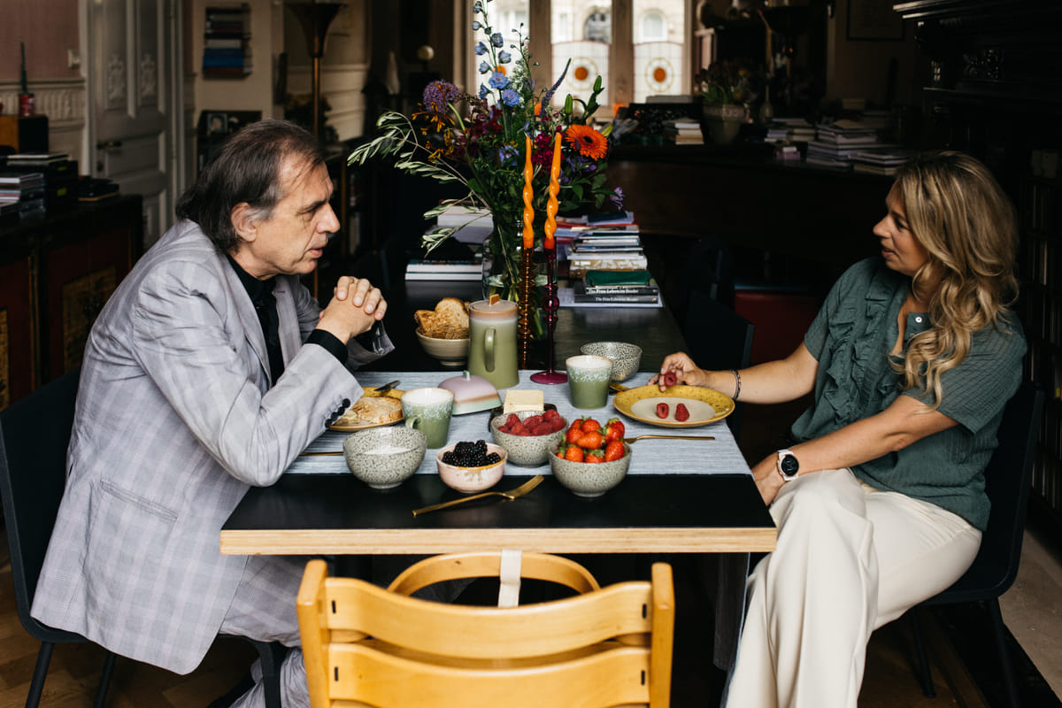 Griëtte ontbijt met Dirk De Wachter EO Eva Griëtte ontbijt met Dirk De Wachter EO Eva