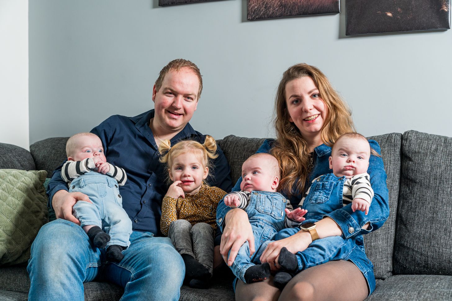 Mieke en Nick uit ‘Meer dan verwacht’ zijn ouders van een drieling: ‘We kunnen niet meer normaal over straat’