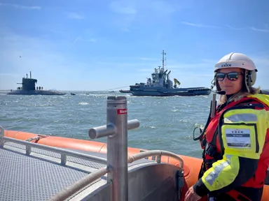 Natascha is reddingswerker op zee