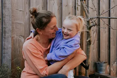 Column Mama Mirjam #36: ‘Een kind met downsyndroom is in ieder geval nooit saai'
