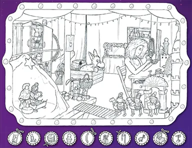 Ontvang de gratis Ezel Chiel zoek-kleurplaat