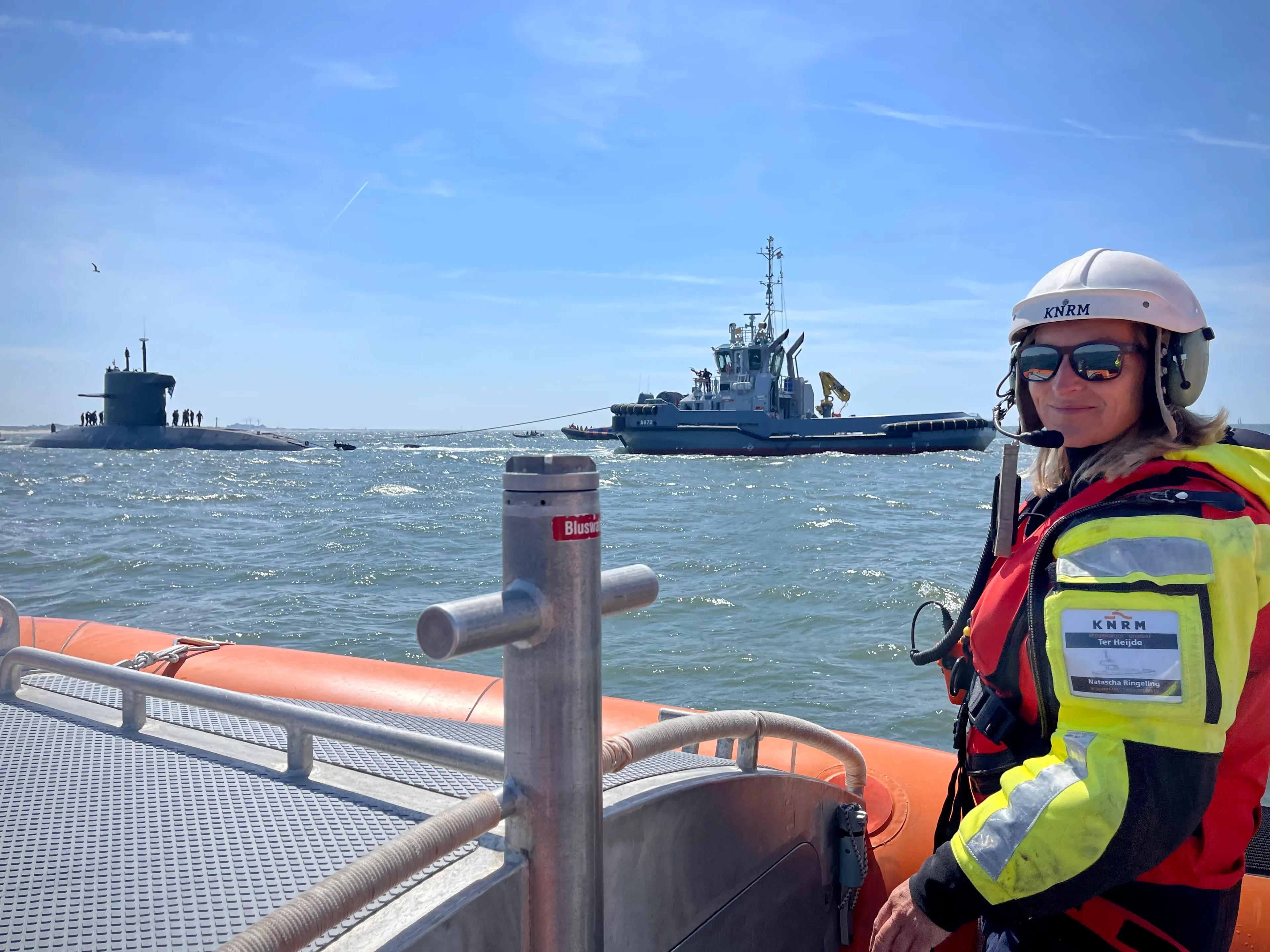 Natascha is reddingswerker op zee