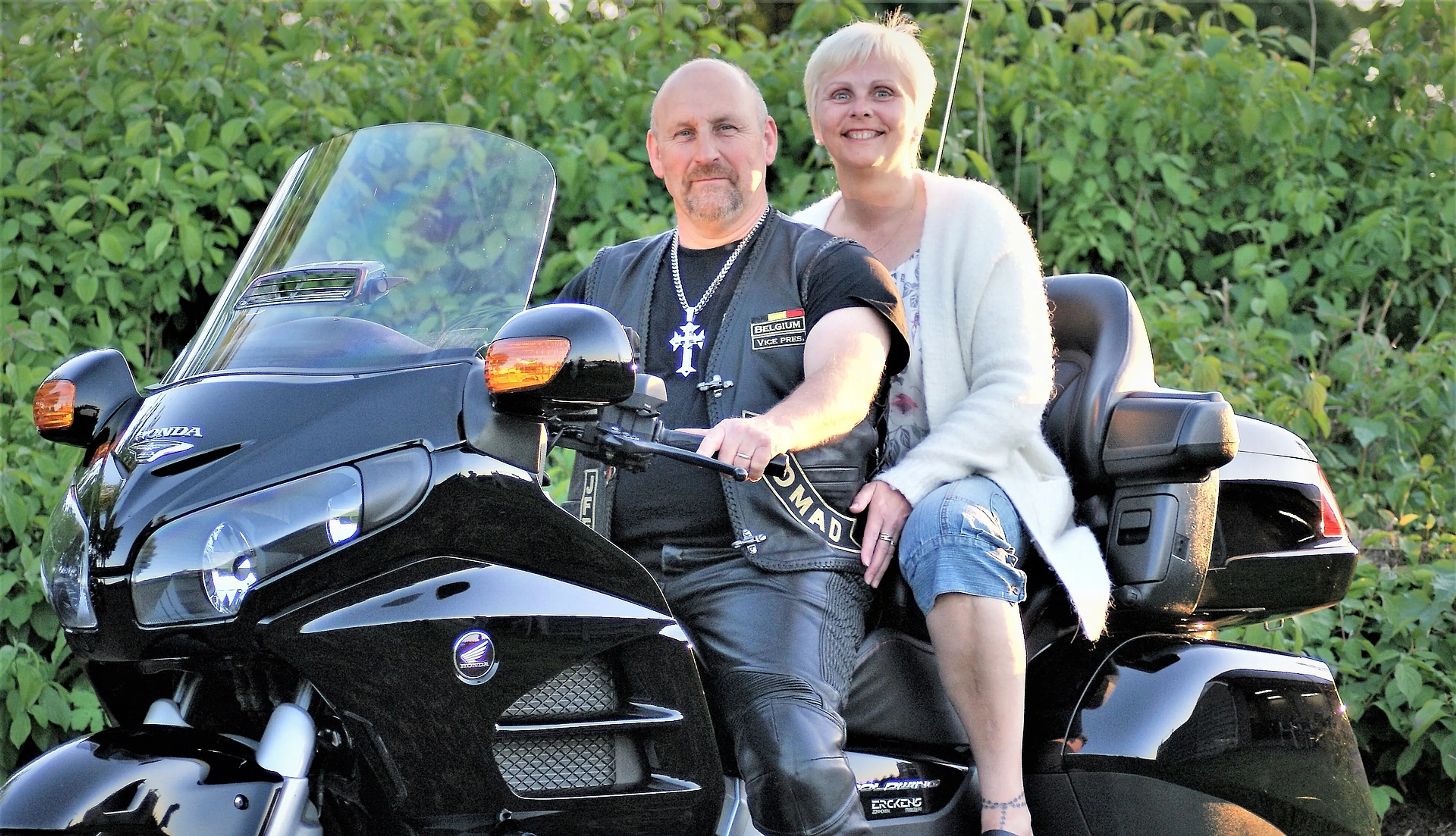 Grete is lid van een christelijke motorclub