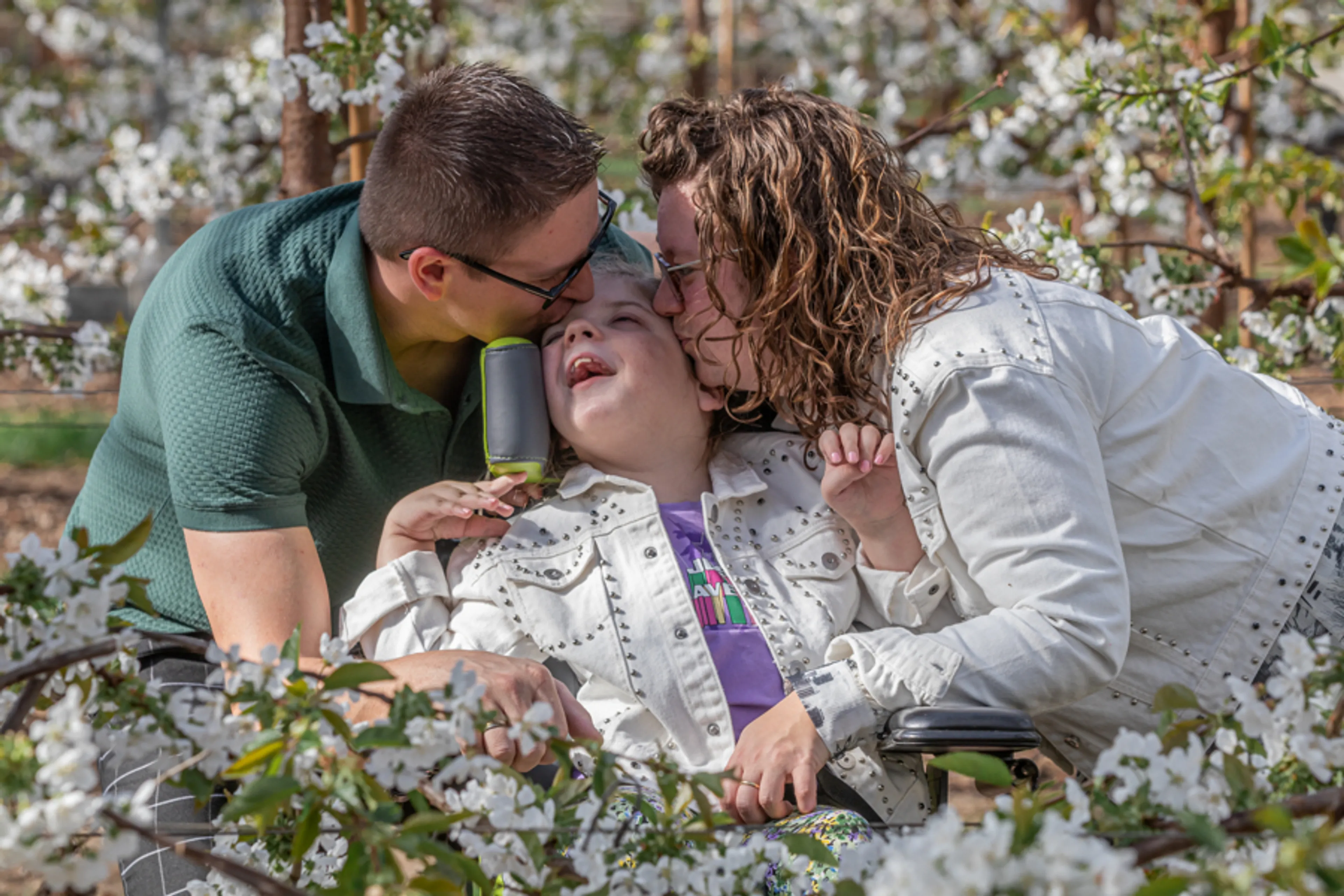 Sarah’s dochter Mirthe is doofblind en gehandicapt