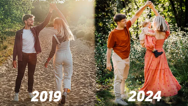 Bas Derks 5 jaar samen.