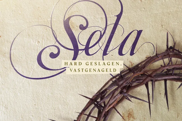 Nieuw Paaslied van Sela. Hard geslagen, vastgenageld. Doornenkroon.