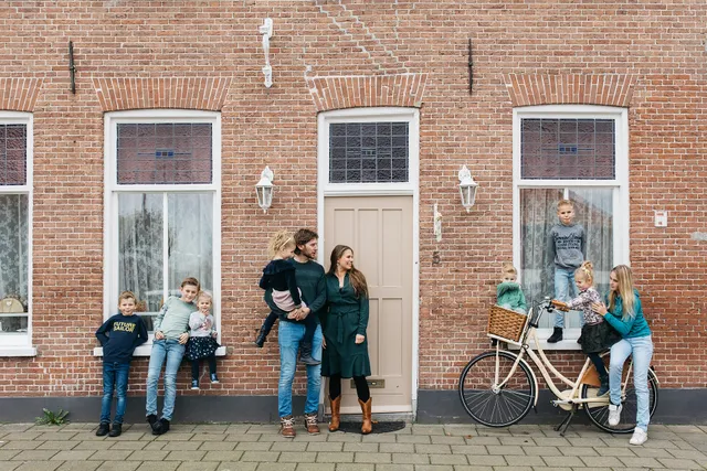 Jantine zeldenrust een huis vol groot gezin.