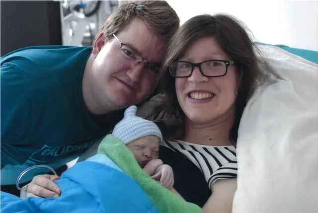 Bevallen, niet levensvatbaar kindje.